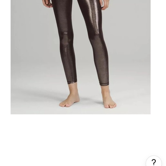 lululemon Align™ Legging Pant 25" *Shine Hi-rise, 25" length Nulu ™ gun metal, 6 - Picture 8 of 9